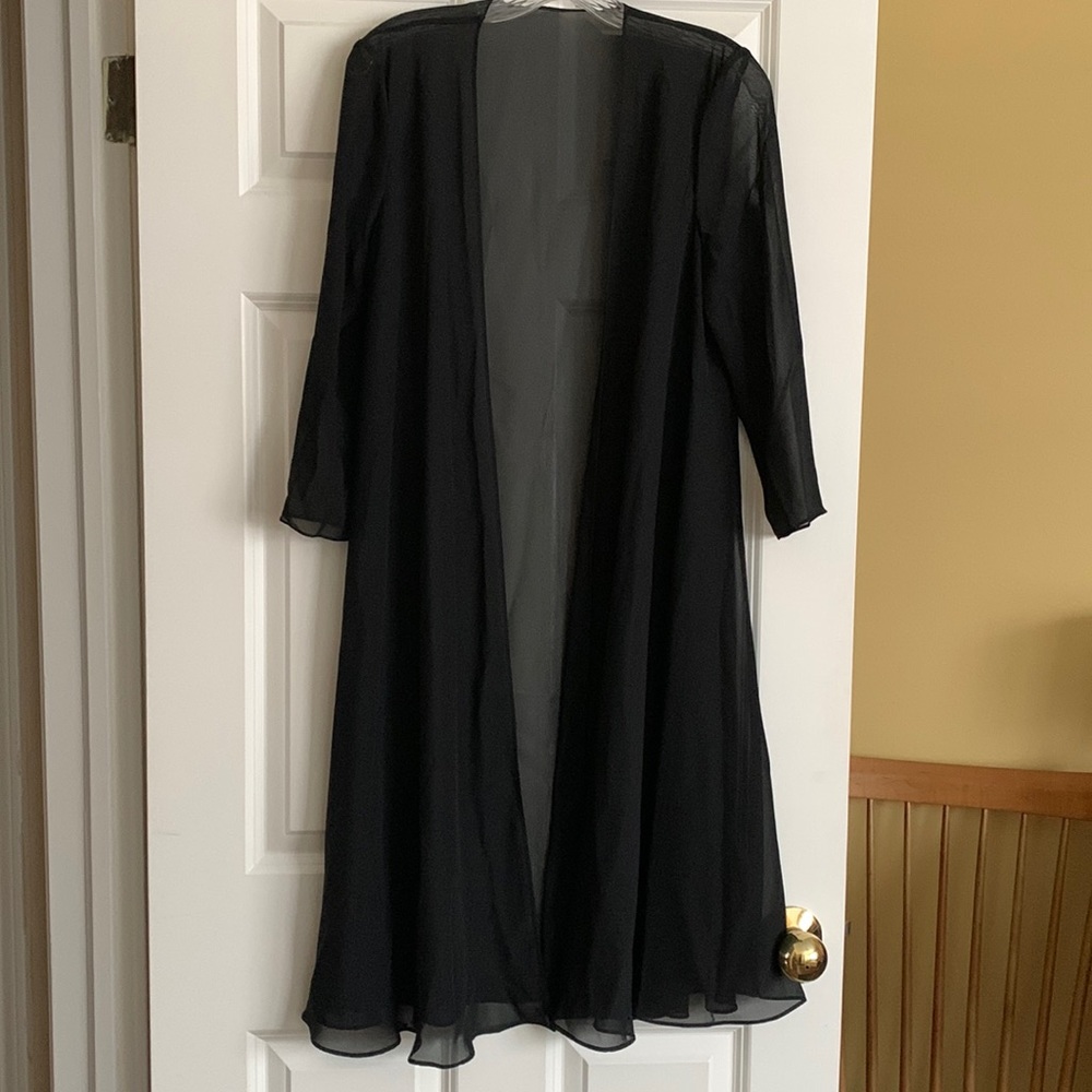 Chiffon Special Occasion Wrap - Black